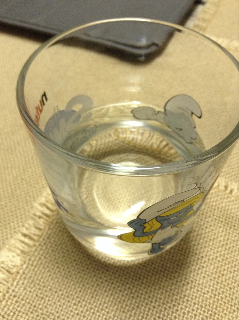 Glass of drinking water